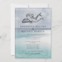 Invitation de mariage Ocean Beach