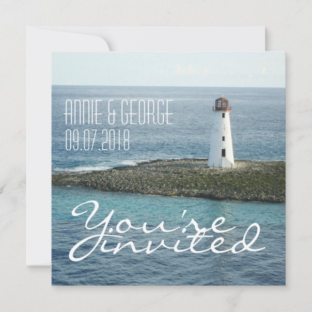 Invitation de mariage personnalisée Nouvelle-Angle (Devant)