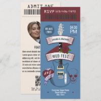 Invitation de mariage Rock 'n' Roll Indie Twilight