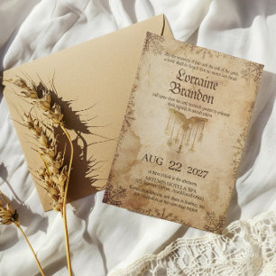 Invitation de mariage Saga Viking Norrois
