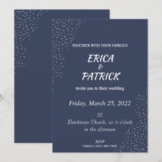 Invitation de mariage simple et élégante