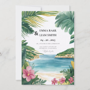 Invitation de mariage Zakynthos Zante Grèce