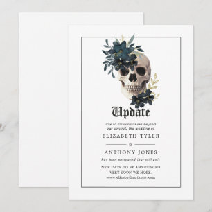 Invitation de mise à jour de mariage gothique Hall