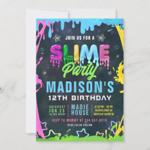 Invitation de modèle modifiable pour fête d'annive