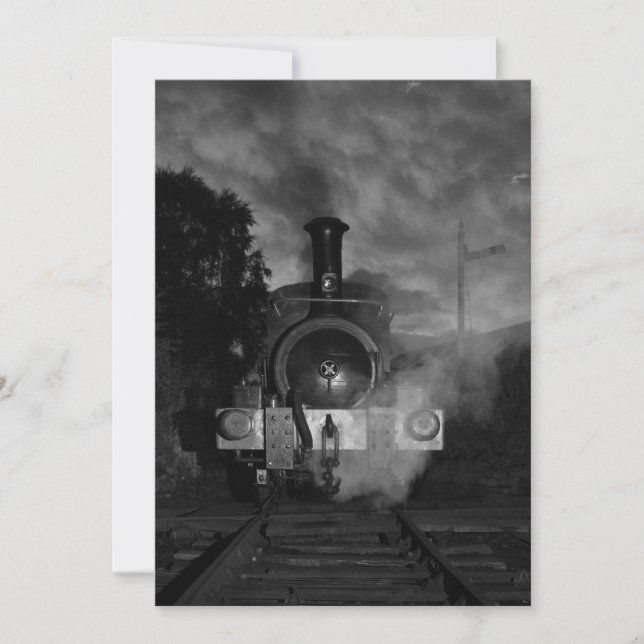 Invitation de moteur à vapeur (Devant)