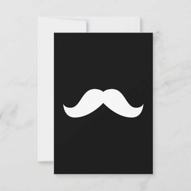 Invitation de moustache (Devant)