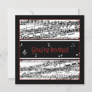 Invitation de musique - Utilisations facultatives