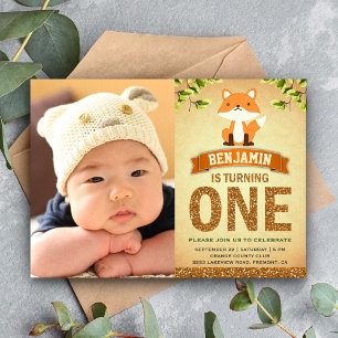 Invitation de naissance pour la première photo de