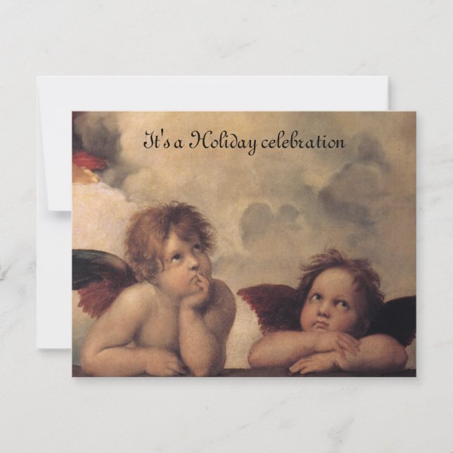 Invitation de Noël Angel (Devant)