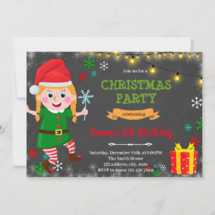 Invitation de Noël aux elfes