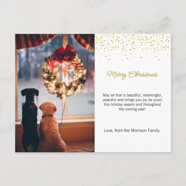 Invitation de Noël, Carte postale Invitation de No (Devant)