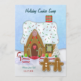 Invitation de Noël Cookie Exchange Party