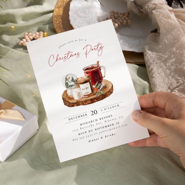 Invitation de Noël Cosy (Créateur téléchargé)