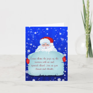 Invitation de Noël de Père Noël
