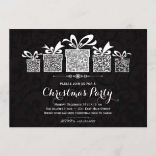Invitation de Noël de Sparkle Gift