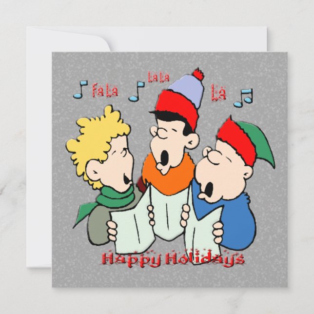 Invitation de Noël des Caroleurs de Noël (Devant)