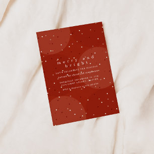 Invitation de Noël Joyeuse et Lumineuse