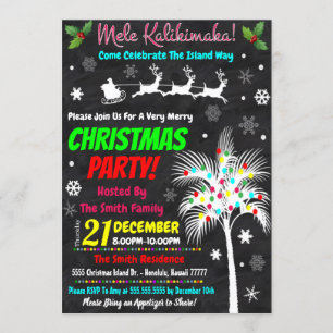 Invitation de Noël Luau