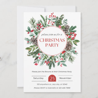invitation de noël pour vos amoureux