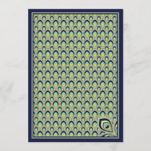 Invitation de Nouveau de paon (marine)