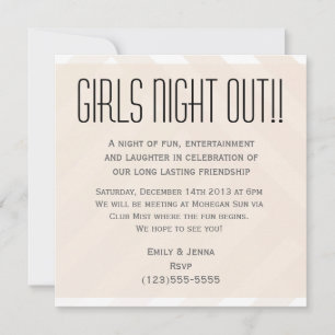 Invitation De Nuit Des Filles Béguisées