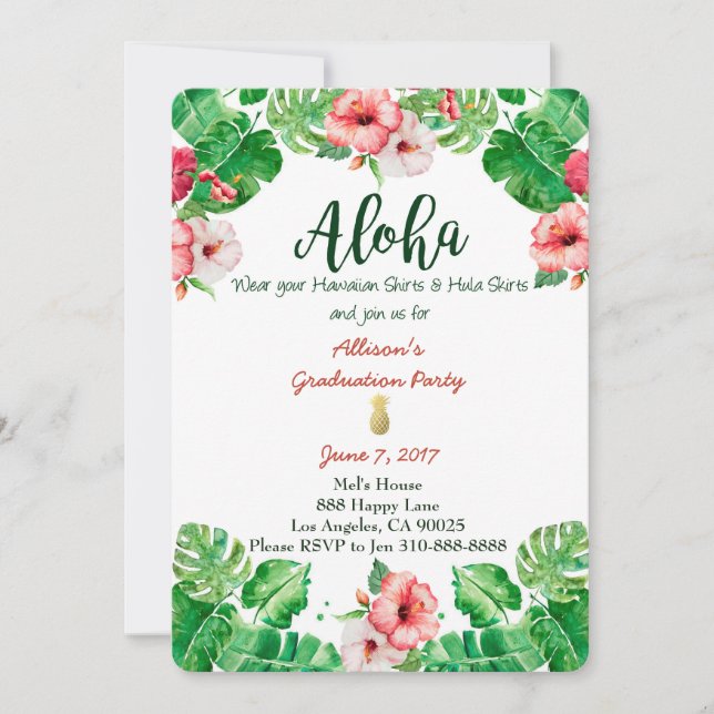 Invitation de partie (Devant)