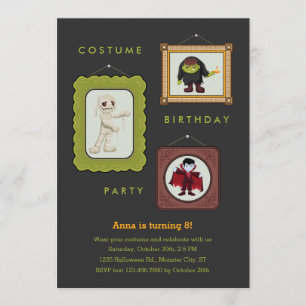 Invitation de partie d'anniversaire de enfant de