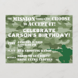 INVITATION DE PARTIE D'ARMÉE, INVITATION DE PARTIE