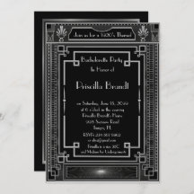 Invitation de partie de Bachelorette, grand