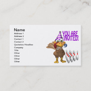 Invitation de partie de bowling