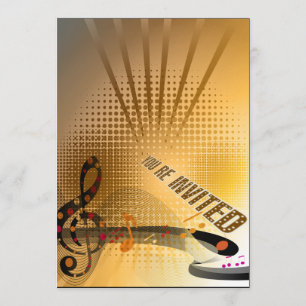 Invitation de partie de célébration