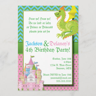 Invitation de partie de conte de fées