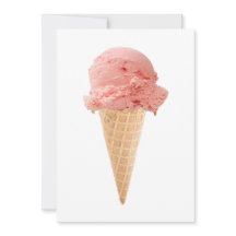 invitation de partie de cornet de crème glacée