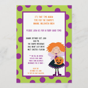 invitation de partie de coup de Halloween de la