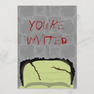 Invitation de partie de Frankenstein Halloween