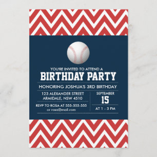 Invitation de partie de garçon d'anniversaire de