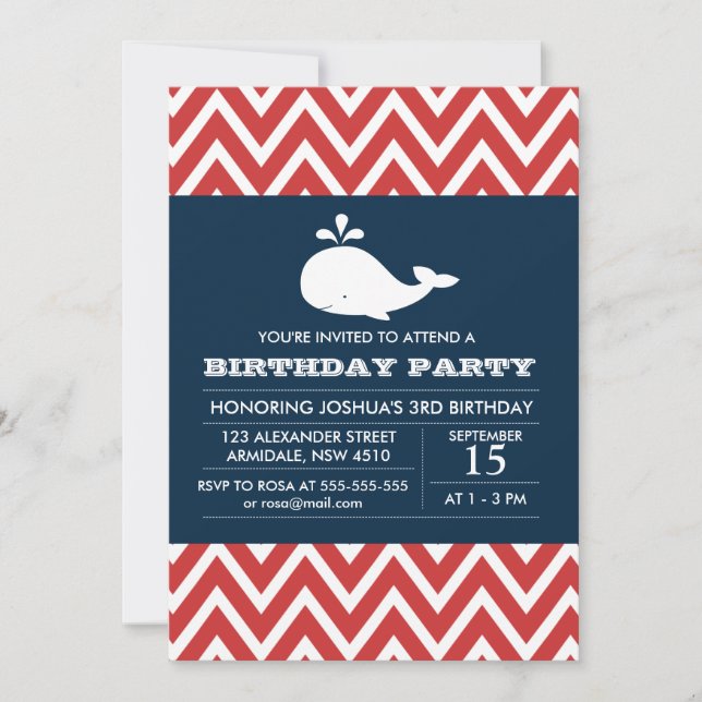 Invitation de partie de garçon d'anniversaire de (Devant)