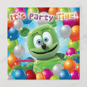 Invitation de partie de Gummibär (l'ours gommeux)