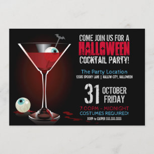 Invitation de partie de Halloween