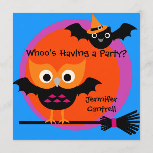 Invitation de partie de Halloween de huée de