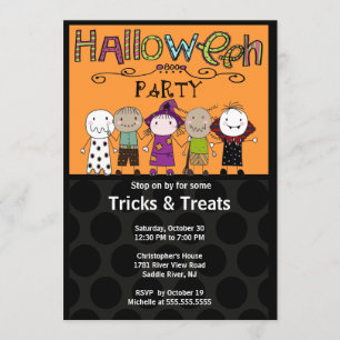 Invitation de partie de Halloween de partie de
