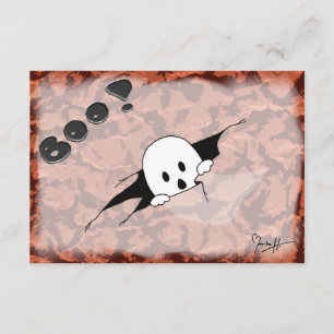 Invitation de partie de Halloween - fantôme mignon