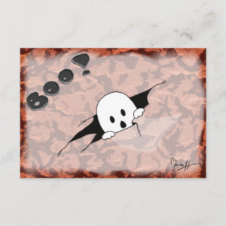 Invitation de partie de Halloween - fantôme mignon
