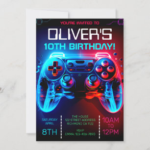 Invitation de partie de jeu vidéo