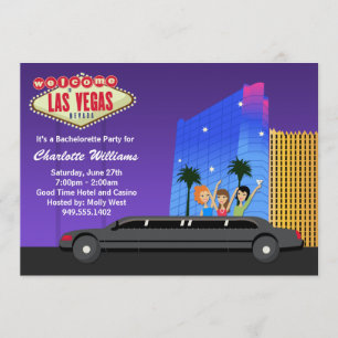 Invitation de partie de Las Vegas Bachelorette