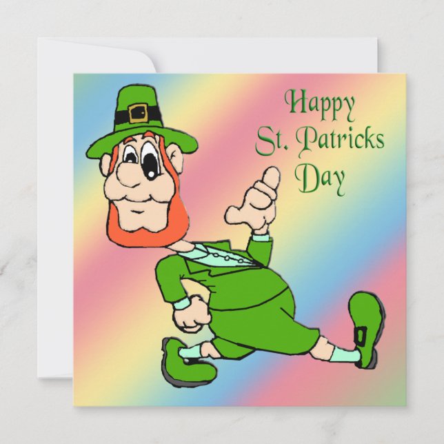 Invitation de partie de lutin du jour de St (Devant)