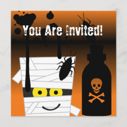 Invitation de partie de maman de Halloween