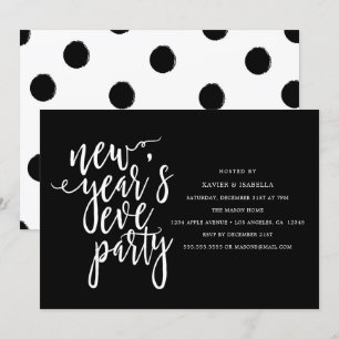 Invitation de partie de réveillon de la Saint