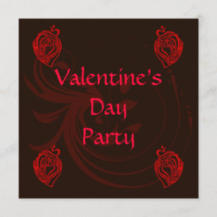 Invitation de partie de Valentine