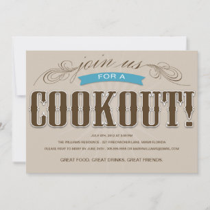 INVITATION DE PARTIE D'ÉTÉ DU BARBECUE %PIPE%